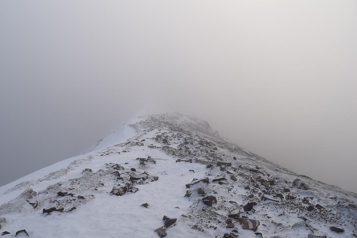 The Scar arete on Sail