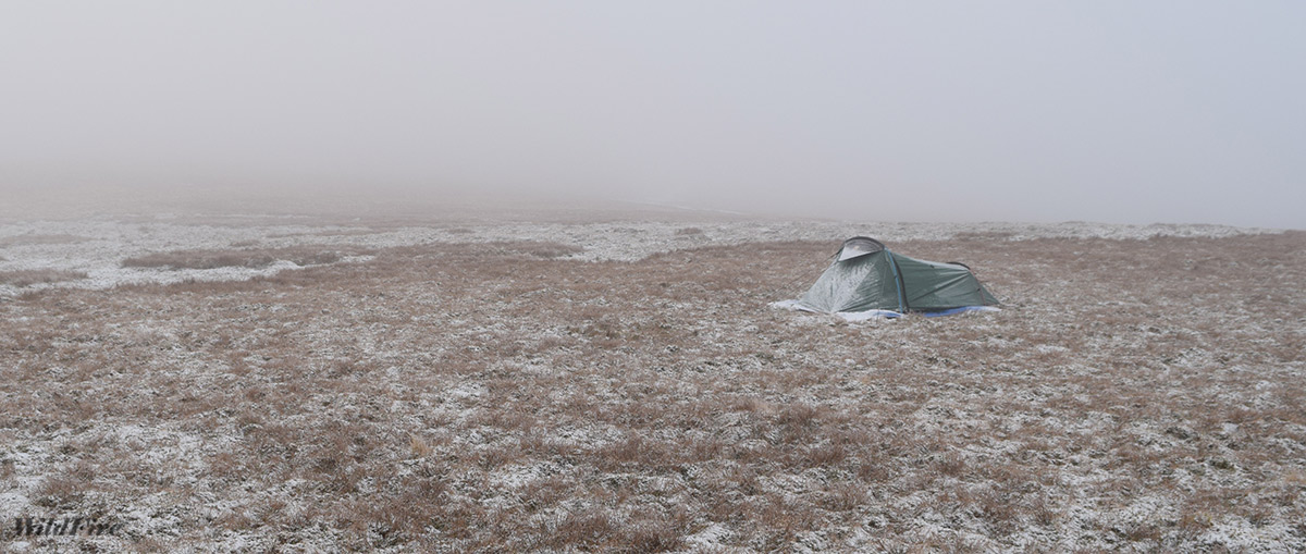 Winter wild camping