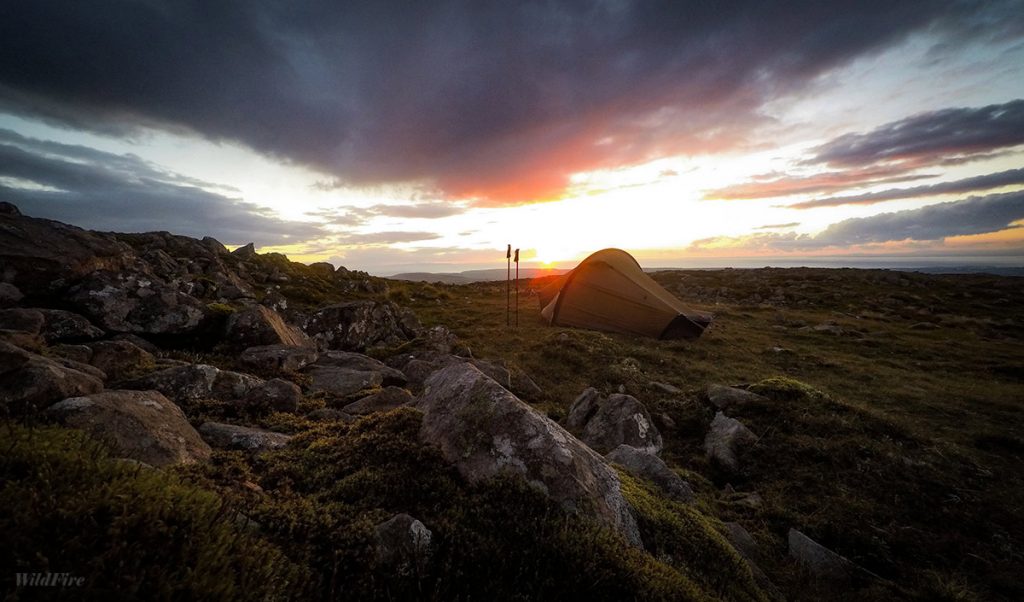 Wild camping on Great Bourne