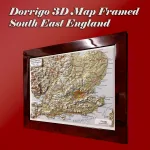 Dorrigo 3D Relief Map A4 of South East England