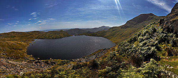 Stickle Tarn from the start of Jack's Rake